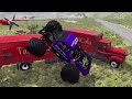 Monster Trucks Epic Monster Jam - High Speed Attack and Crashed