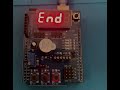 Arduino with Expansion Shield running 7-segment demo!