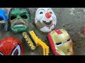 Membersihkan topeng super hero 🇮🇩 captain Amerika, hulk, joker, spiderman, iron man, pistolan dll...