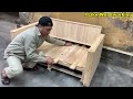 Amazing Skills And Techniques Woodworking Easy Ingenious - How To Build A Sofa Combined Compact Bed