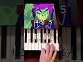 Hells greatest Dad Solo part Hazbin Hotel Piano Tutorial #shorts