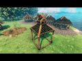 Strategies for Making Roofs and Filling in Roof Gaps - Valheim