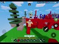 Playing some (roblox bedwars)