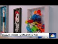 Beach trash found at the Jersey Shore gets turned into art