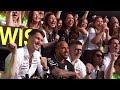 Max Verstappen Lando Norris & more congratulate Lewis Hamilton on #BritishGP win | Podium BTS