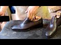 How to shine shoes Alfred Sargent Scott. ASMR. Shoeshine