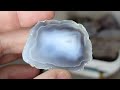 Ordinary Blue Rock Found On The Beach Turns Into A Spectacular GEMSTONE