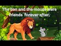 The lion and the mouse Story| Short Moral stories| Mouse and Lion story| Bedtime Stories