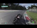 Racing around Monza Circuit