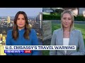 Sydney church terror attack update; US issues travel alert for Australia | 9 News Australia