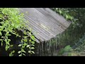 Relaxing Music For Deep Sleep, Anxiety, Stress Relief - Rainfall on Rooftop.