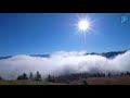 Relaxing sunrise in the alpine mountains • soothing music and sounds of Alpine nature