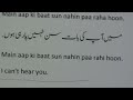 Everyday Urdu phrases.1