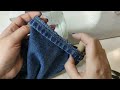 ⭐️How to hem jeans, keeping the FACTORY seam. VERY SIMPLE