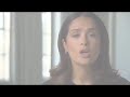 Salma Hayek Pinault in a Spanish language PSA for the National Domestic Violence Hotline