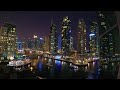 Sunset over Dubai Harbour....timelapse