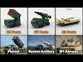 Micro LEGO Military Vehicles | Comparison