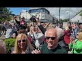 LOCAL VOCALS FLASHMOB in Lytham Square SIT DOWN by JAMES 7th July 2024