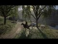 RDR2 Scenic Third Person Horse Ride around the Map | Relaxing Video Game Ambience & Music