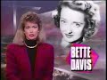The passing of Bette Davis--October 1989