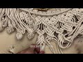 DIY Tutorial Macrame Mirror Handmade