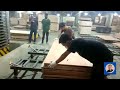 Proses pembuatan plywood dari kayu sengon part 43 | Mesin hotpress plywood