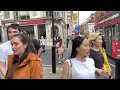 England, London Summer Streets Walk | Central London, Leicester Square, Soho Street Trafalgar Square