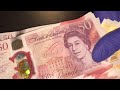 POLYMER £50 NOTE | ASMR | CASH COUNT | £5000 | SAVINGS CHALLENGE | BRITISH POUNDS.