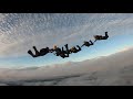 Aircraft Stall Captured by Skydiver