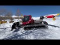 Spring Snowcat Tasks, Utah! PistenBully 400 Water Hauling!