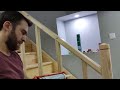 Ahşap Döner Merdiven Yapımı-3 (montaj aşaması)....Making Winder Stairs part-3