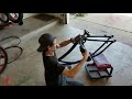 Building a cruiser bike with a skateboard seat