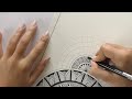 How to Draw Mandala Art || Semi-Circle Mandala || How to draw Mandala for Beginners | Easy mandala