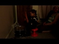 Isaiah playing real drum 001