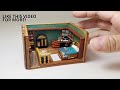 Miniature Bedroom with Tiny Working Drawers | Complete 1:100 DIY Build