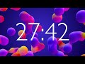 45 Minute Timer with Relaxing Music and Alarm