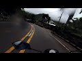 ASMR ride under heavy rain [Raw Onboard]