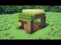 ⚒️ Minecraft | How To Build a Small Survival House #3 [마인크래프트 건축]