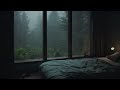 3 Hours - Relaxing Sleep Music - Soft Rain sleep - Deep Sleeping Music - Piano Chill | Warm Room