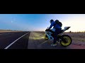 insta 360 one r mounted motorcycle yamaha r6 wind test