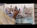 Varanasi - Demo by Milind Mulick | Watercolor Painting | Watercolor Drawing