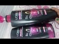 Stop hairfall with loreal paris anti hair fall 3x black shampoo and conditioner