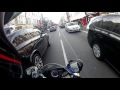 Near Miss during London filtering on GSXR 750
