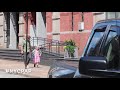 Ryan Reynolds heads home with daughter James. after school in Tribeca