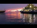 Isla Mujeres Barco en Atardecer