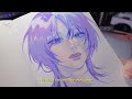 art vlog / painting with gouache for the first time ｡✰⋆my new sketchbook ✧