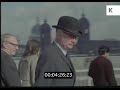 Rare Footage of London's Morning Rush on 35mm Film - Early 1970s London Bridge Commuters!