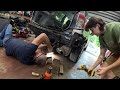Forester repairs after hit and run
