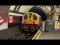 London Underground Battery-Electric Locomotives passing Gloucester Road