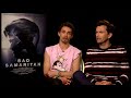 David Tennant & Robert Sheehan on Being Scared of Social Media (Bad Samaritan Interview)